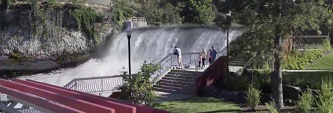 dam generating hydro power